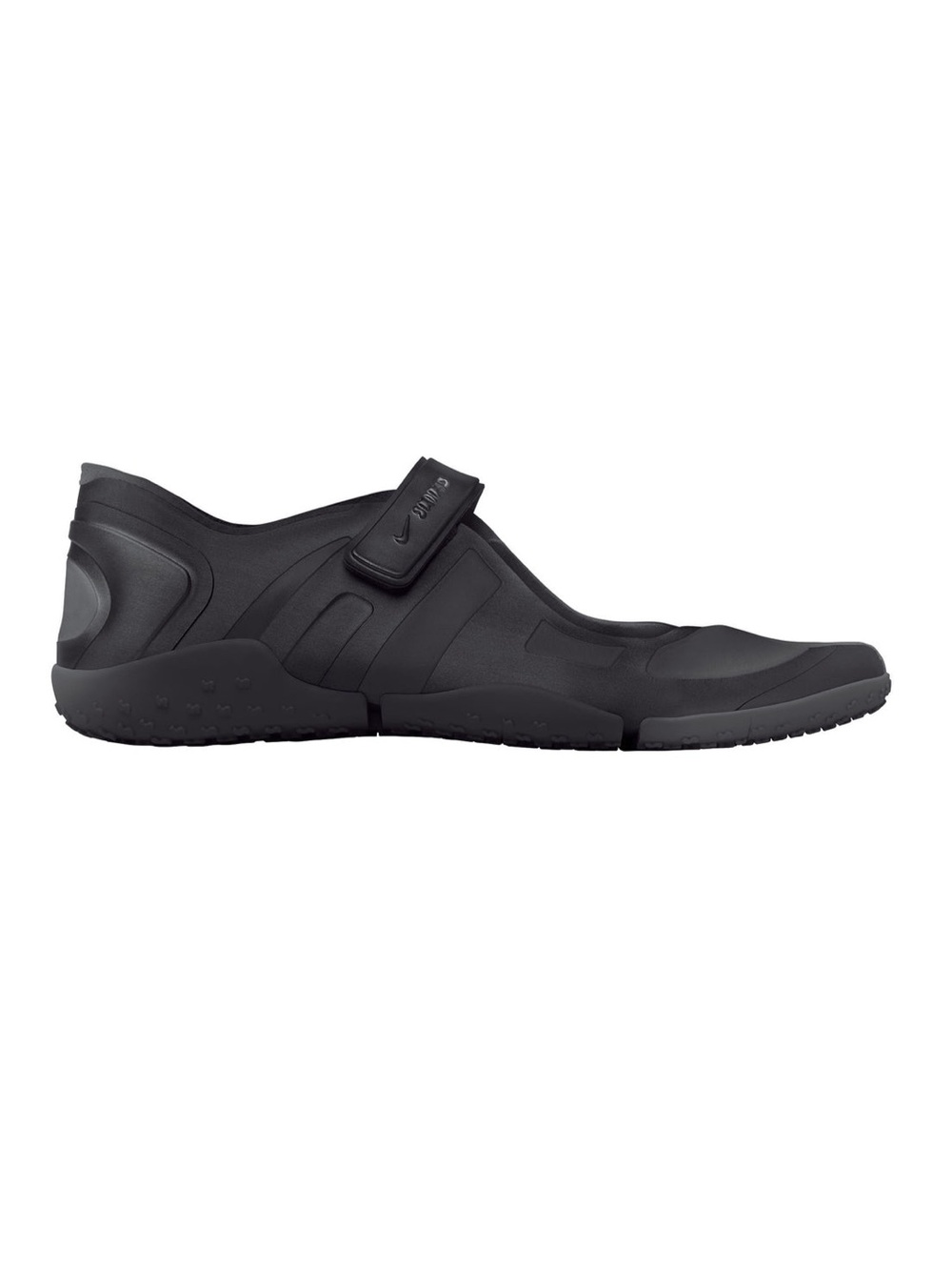 NIKESKIMS Rift Satin Shoe Sneaker Black NEW 6.5 (FW101) - Picture 2 of 5